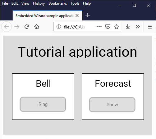 application inside browser