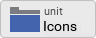 Icon icons unit